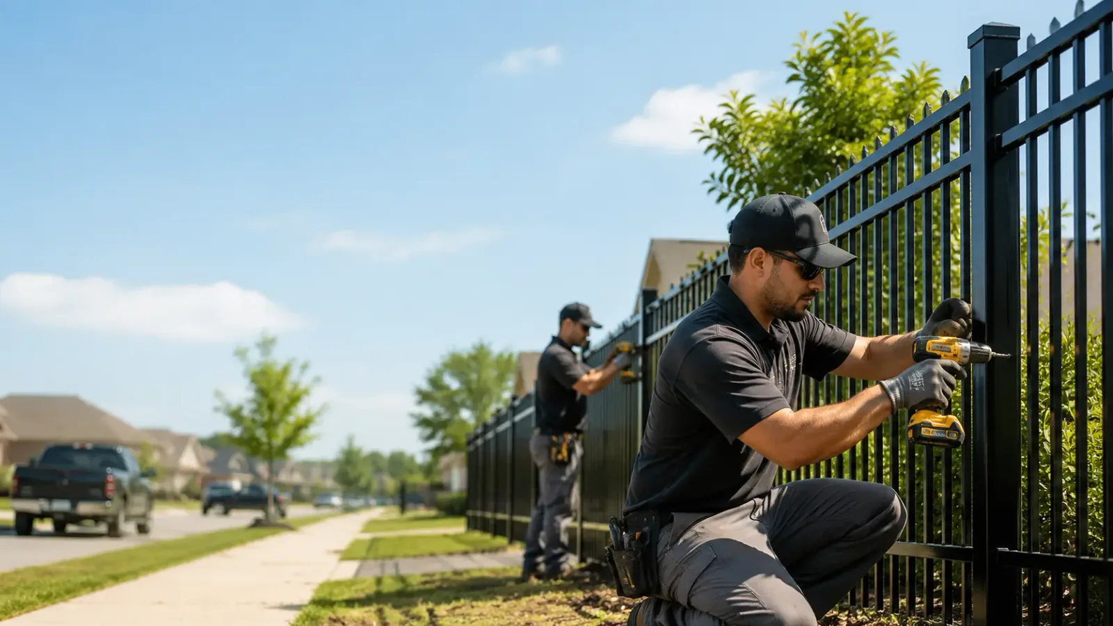 Metal Fence Installation in Moseley, VA